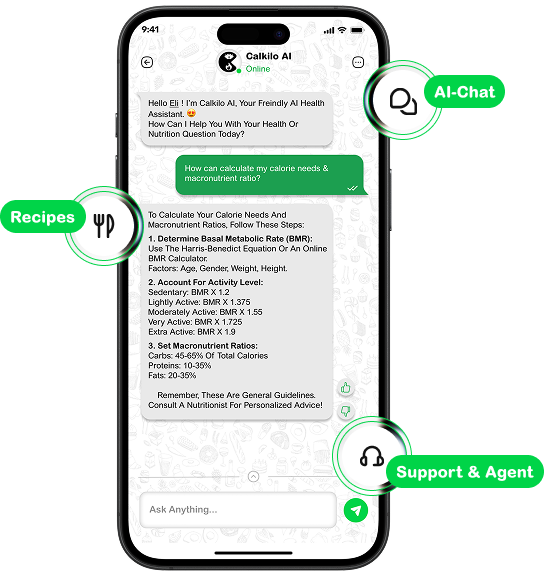 Chat & AI Agent Calkilo app screen
